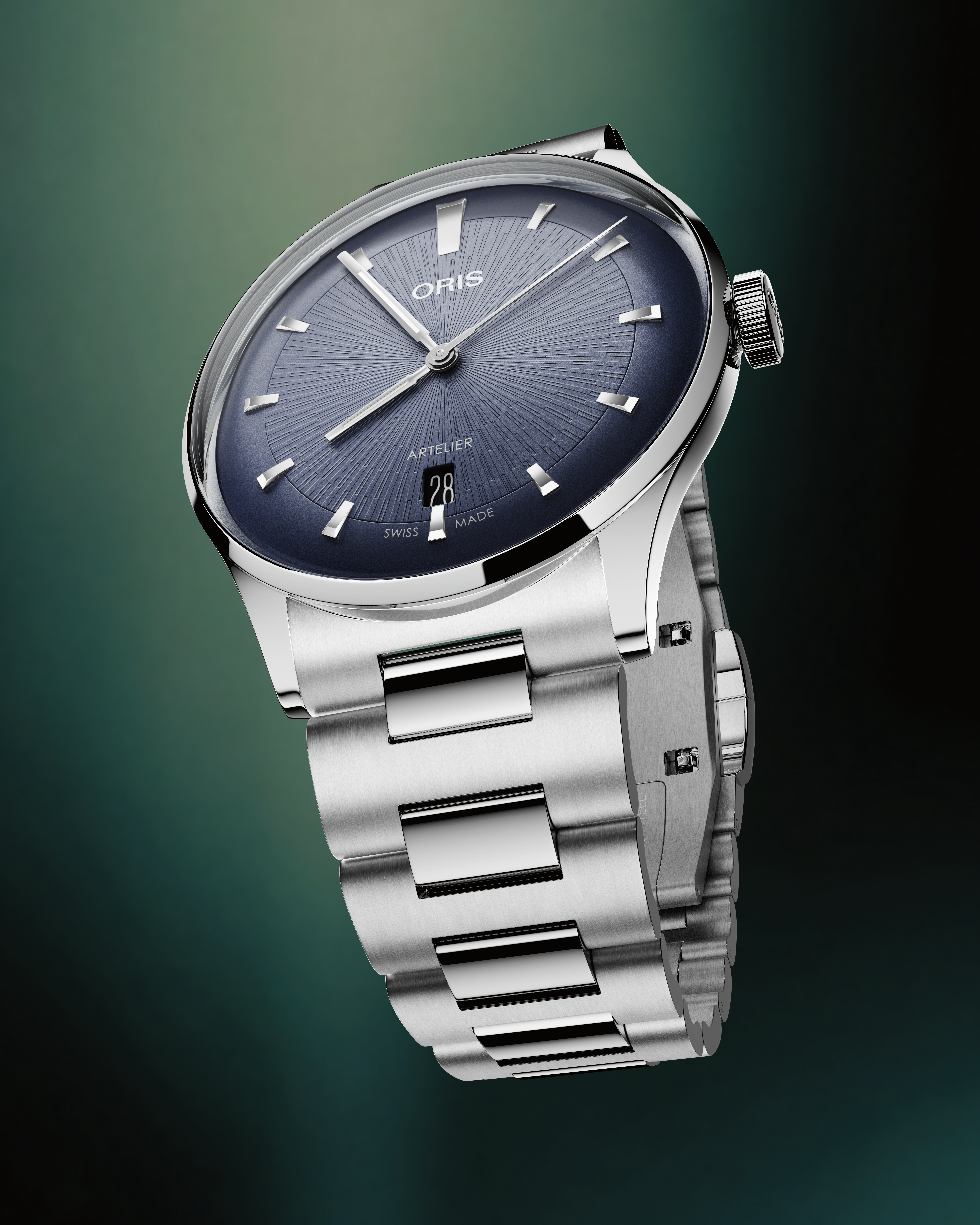 ORIS  Мужские швейцарские часы, автоматический механизм, сталь, 38 мм